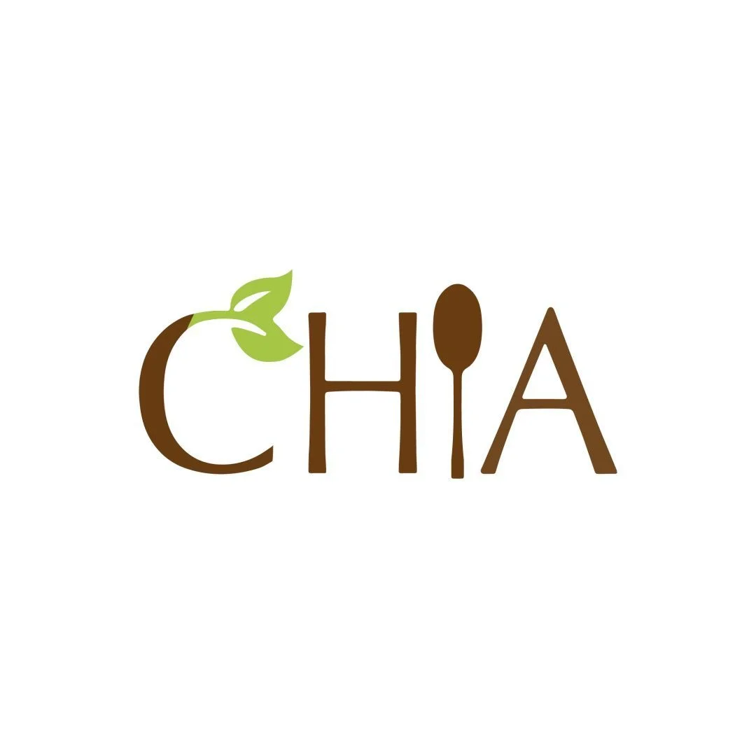 chia vegan restaurant logo