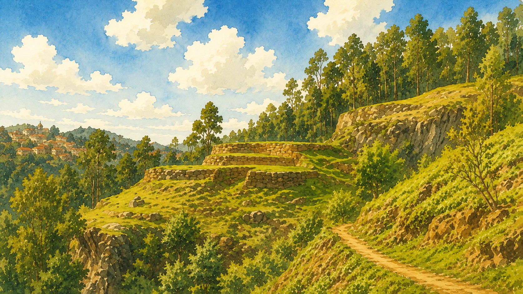 imagen representativa del sitio arqueológico de Wakapunku creado por wiratrips